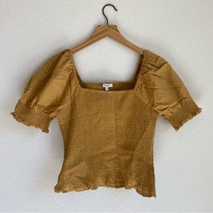 Madewell Lucie puff sleeve top